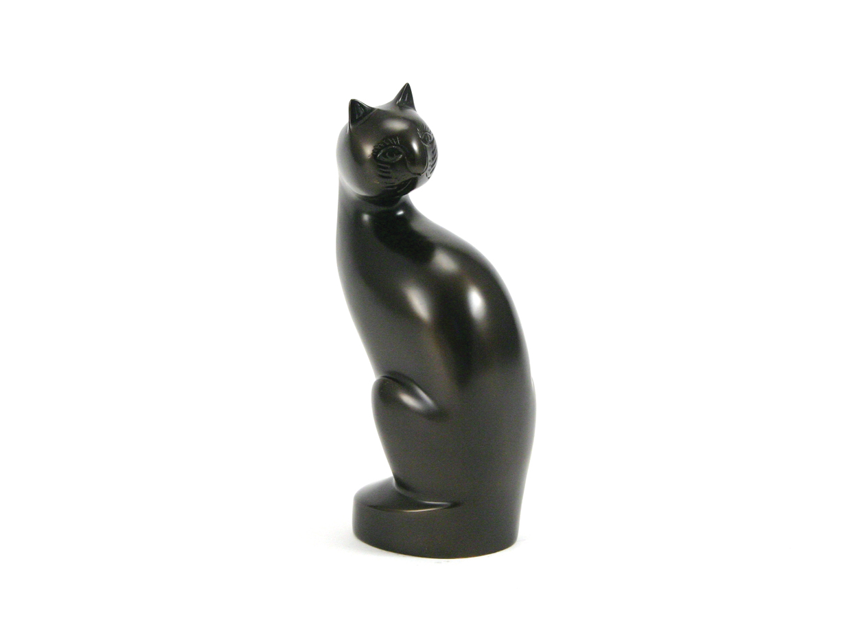Tall Cats - Antique Bronze Image